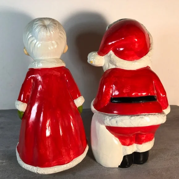 Vintage Mr. & Mrs. Santa Claus Musical Kissing 8”Christmas Rare Japan HTF - Picture 10 of 13